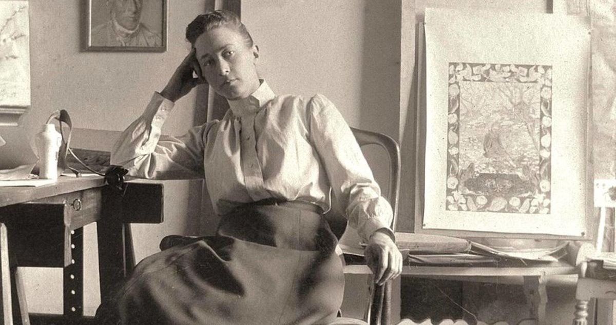 Prekursorka abstrakcjonizmu. Jej obrazy powstawały w transie