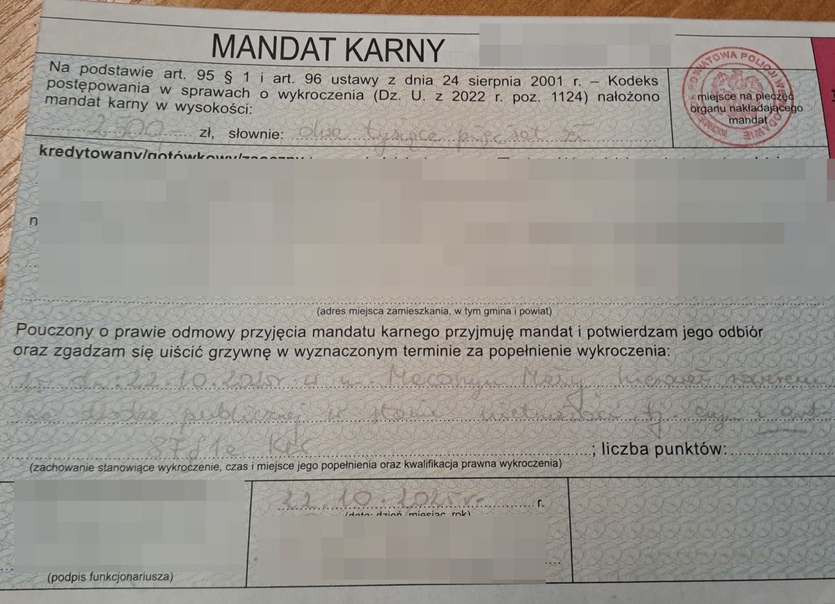 Macoszyn Mały: rowerzysta bez oświetlenia i z ponad 1,5 promila. Miał sądowy zakaz prowadzenia