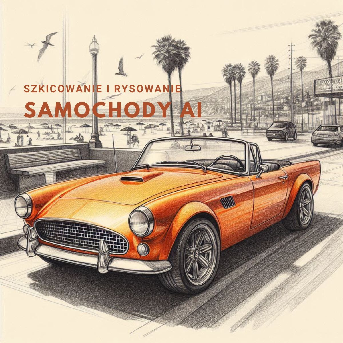 Szkicowanie i rysowanie samochodów z pomocą AI.