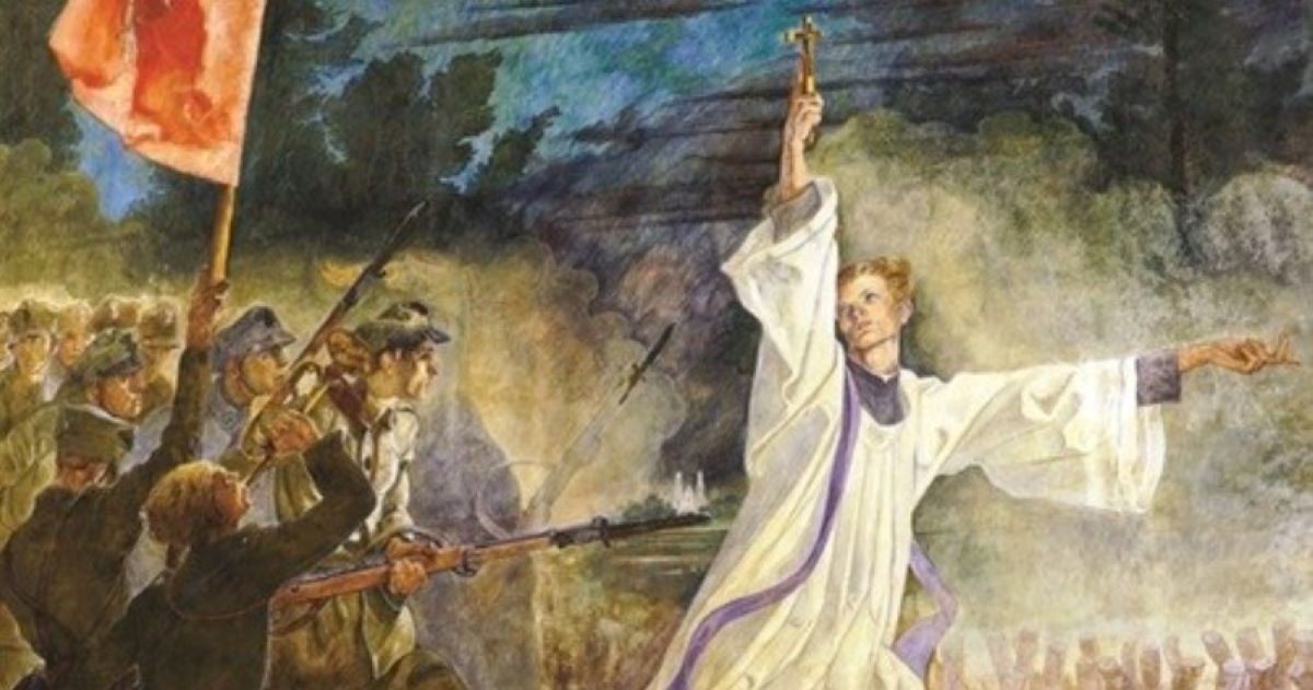 Kapelan bitwy warszawskiej, którego śmierć przeszła do legendy