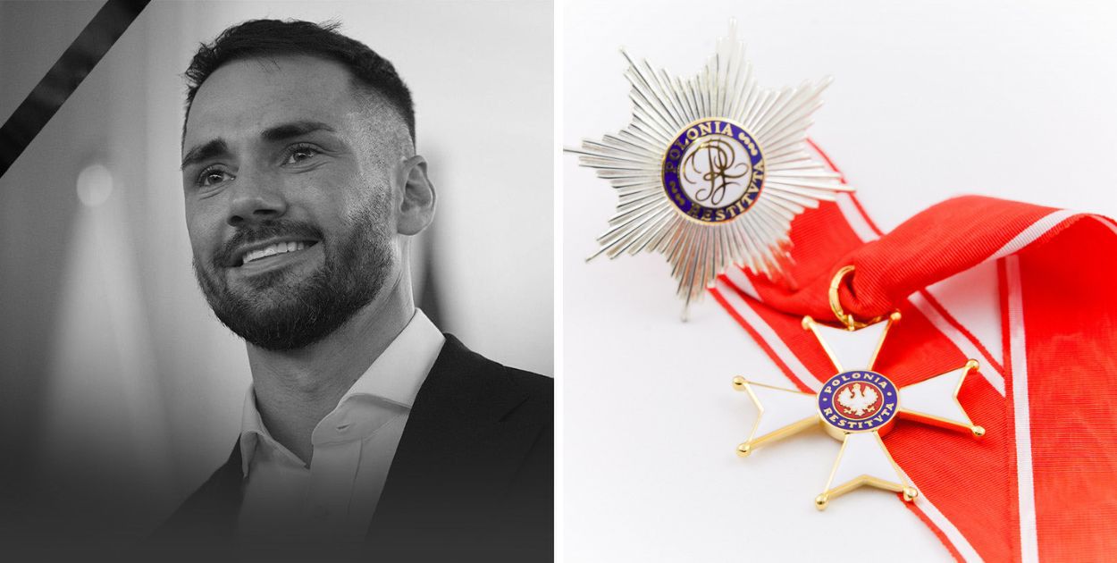 Prezydent odznaczył pośmiertnie Łukasza Litewkę. Krzyż Oficerski Orderu Odrodzenia Polski!