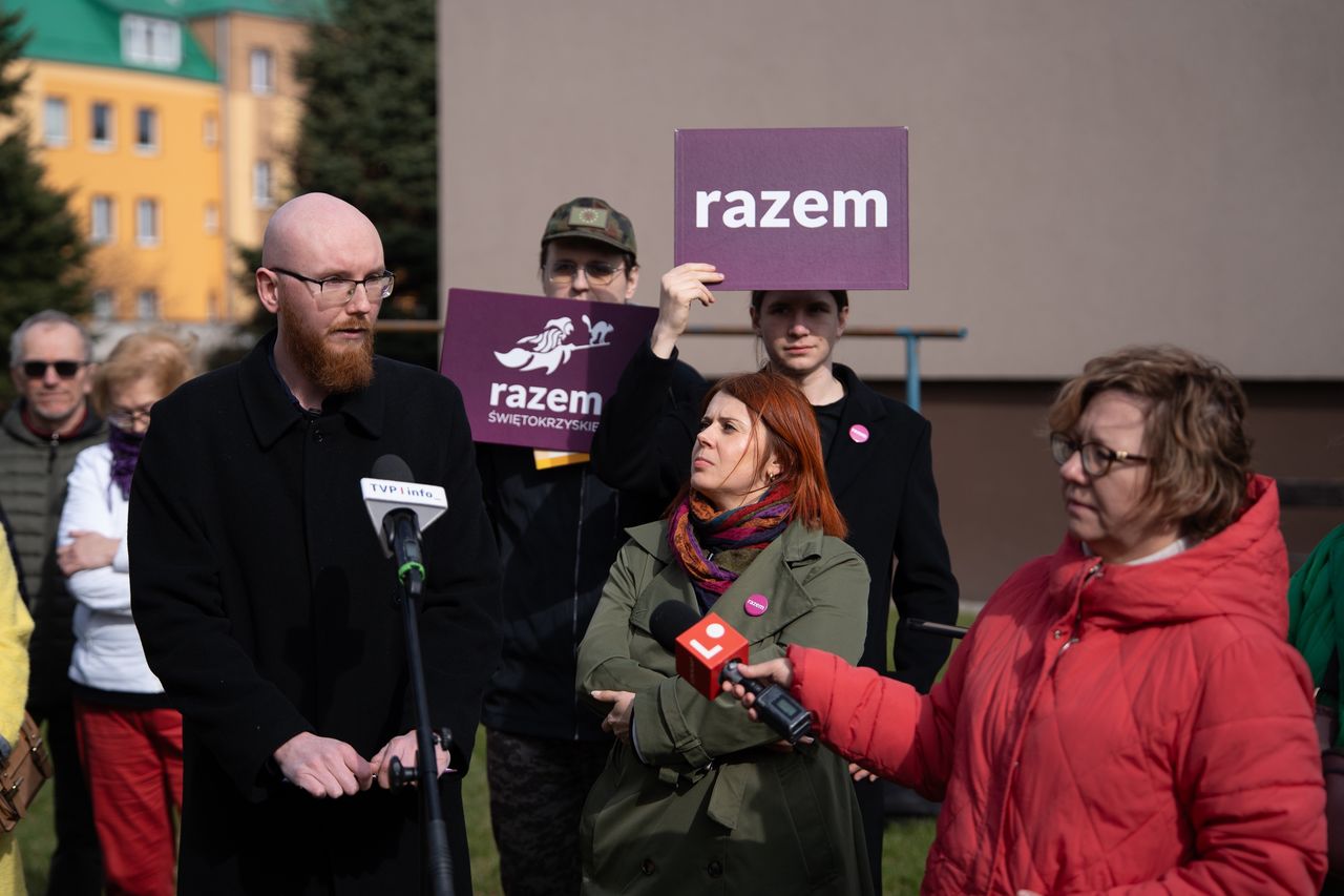 Ostrowiec Świętokrzyski: poseł Adrian Zandberg interweniuje w sprawie mieszkańców ul. Klimkiewiczowskiej 16