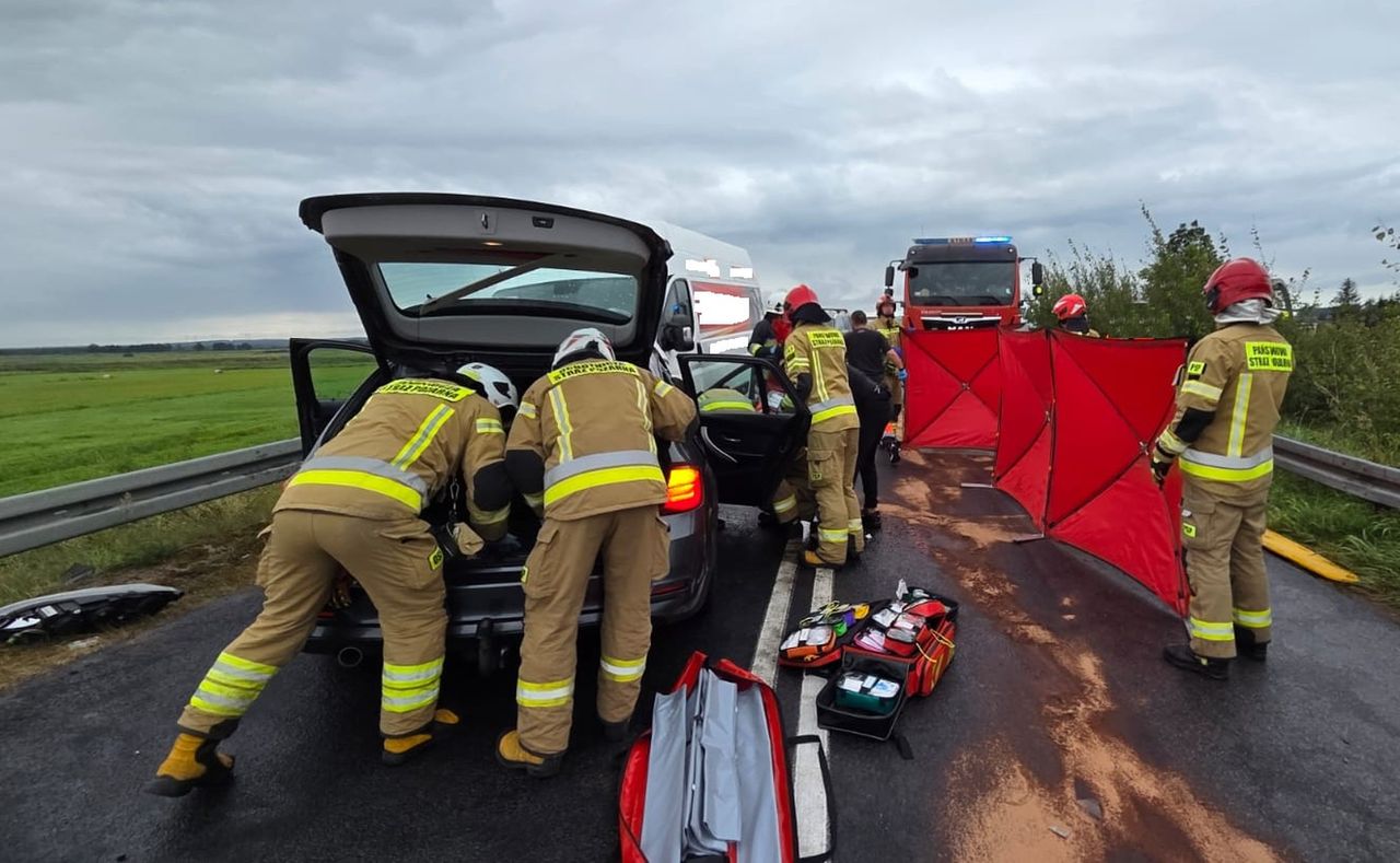 Śmiertelny wypadek na drodze Kaczory - Milcz