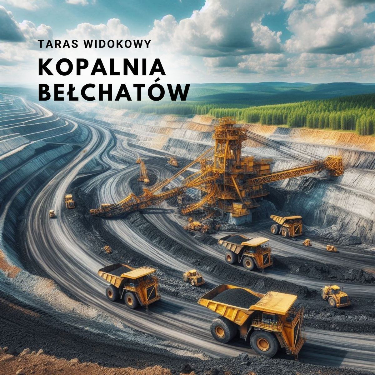 Punkt widokowy Kopalnia Bełchatów oraz PGE Giganty Mocy