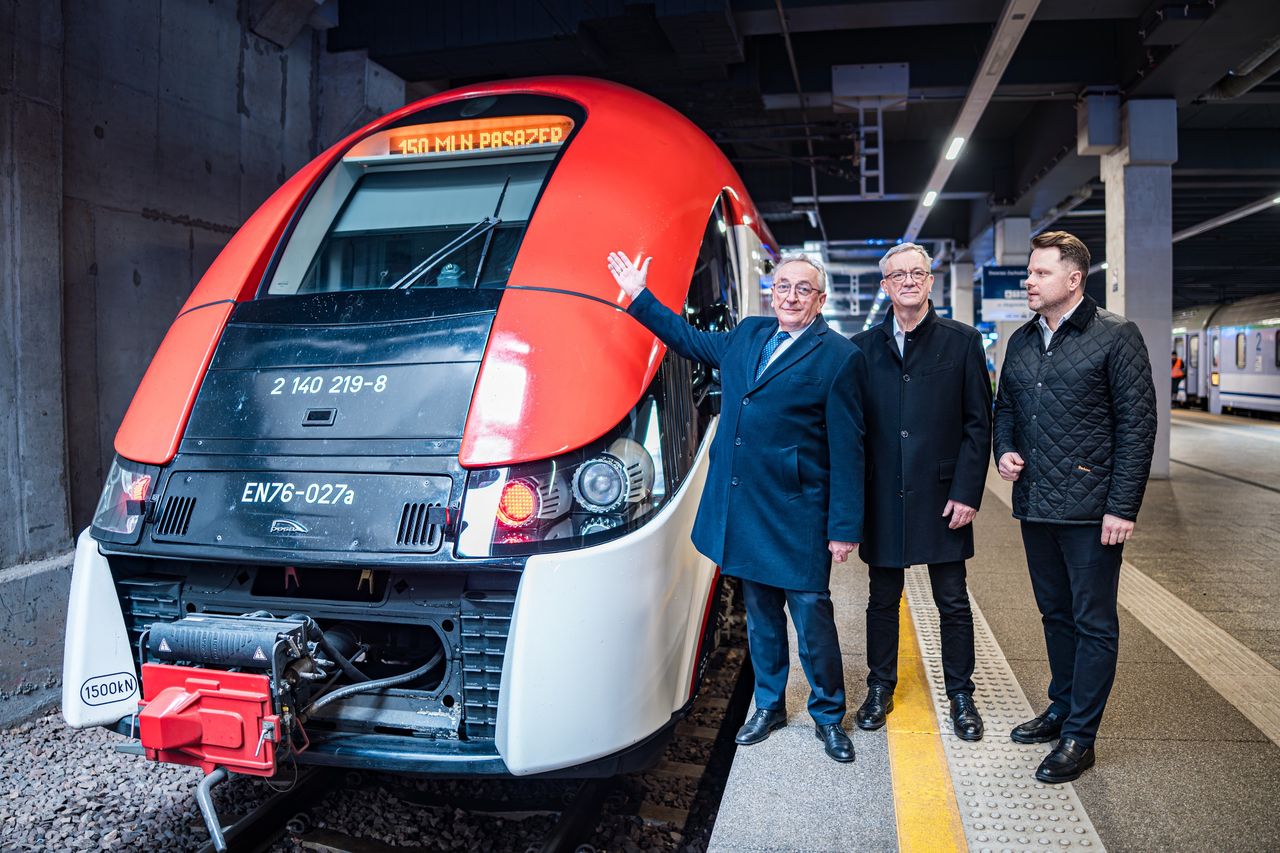 150 milionów powodów do dumy. Wyjątkowa celebracja na Dworcu Głównym w Poznaniu.