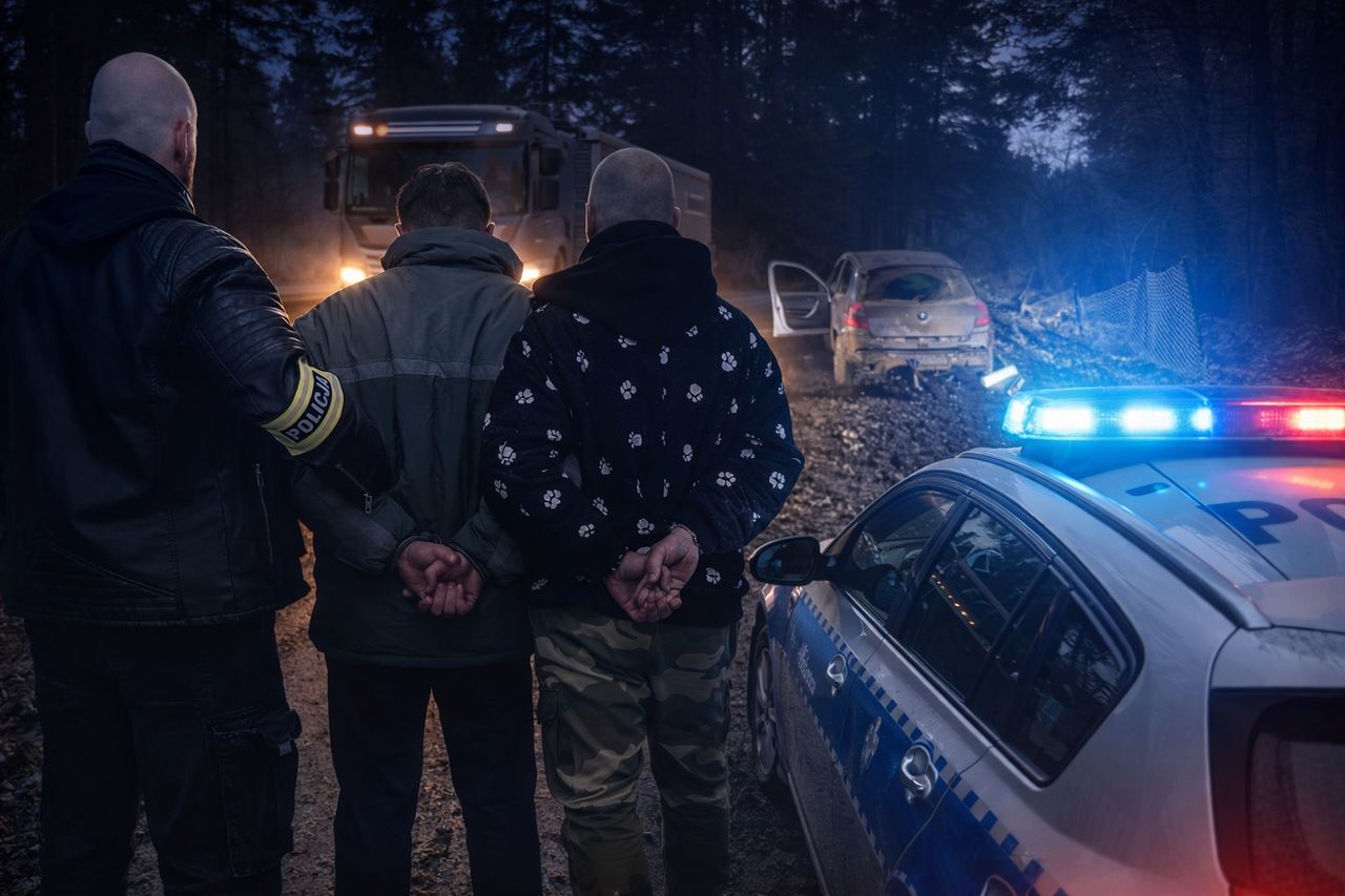 Horror w Margoninie. Pijany i naćpany kierowca ciężarówki z dożywotnim zakazem uciekał przed policją