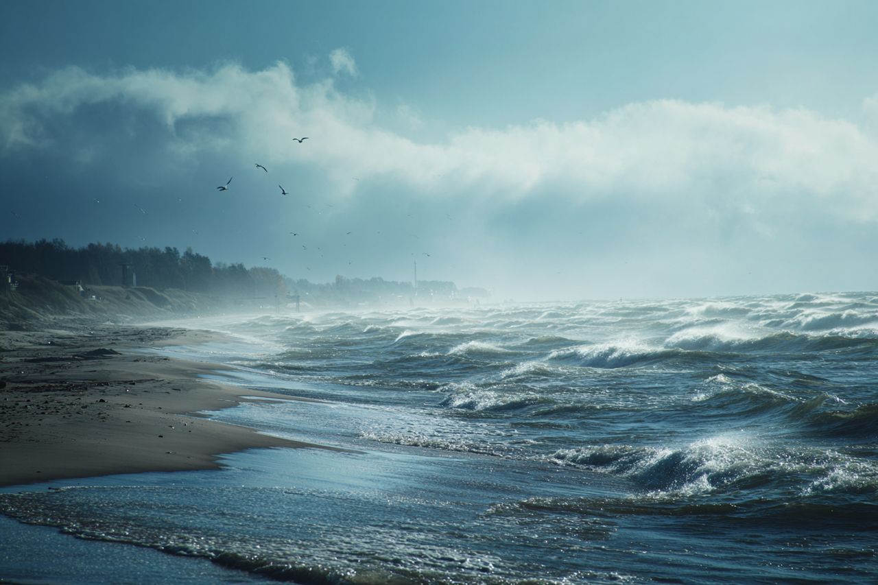 Silny wiatr uderzy w północ Polski. Ostrzeżenia IMGW i alert RCB dla mieszkańców