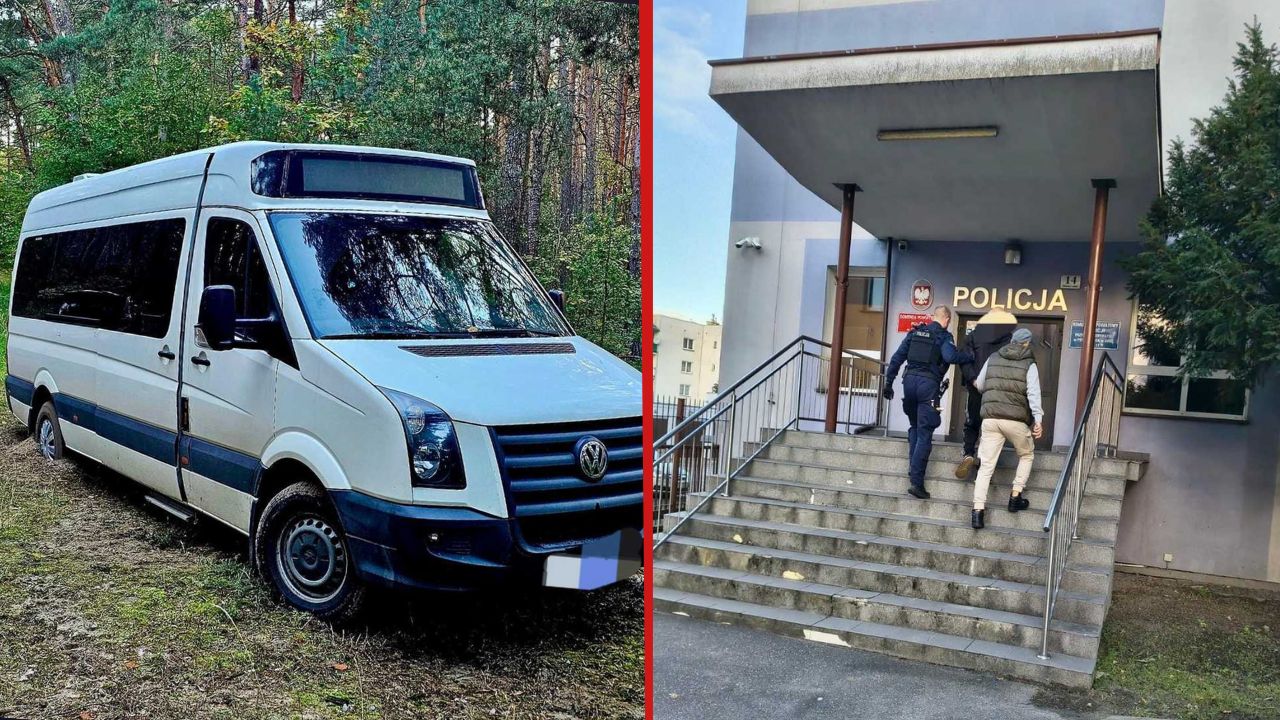 Policja z Chodzieży odzyskała busa dla osób z niepełnosprawnością! Złodziej wpadł po kilku godzinach