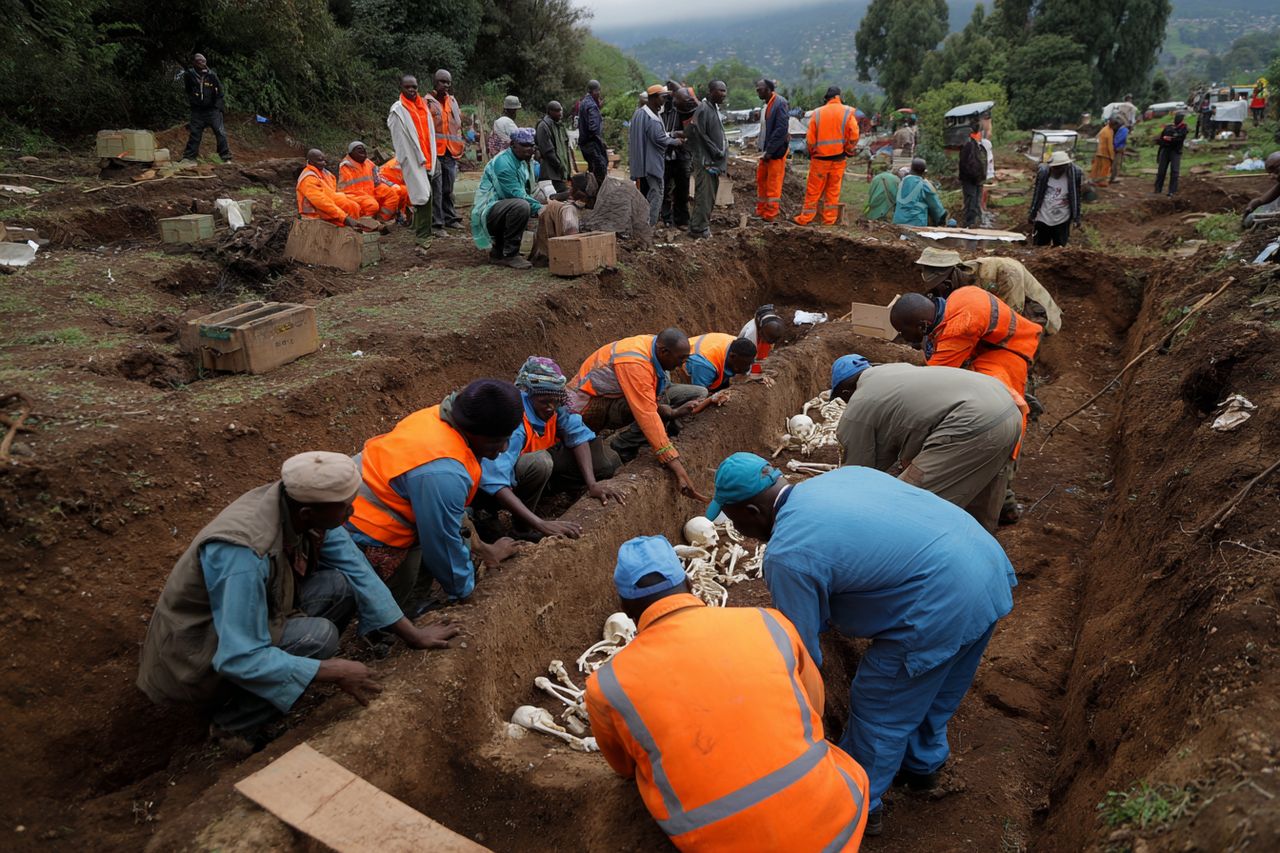 "Dziesiątki niemowląt w workach jutowych" – makabryczne odkrycie masowego grobu w Kenii