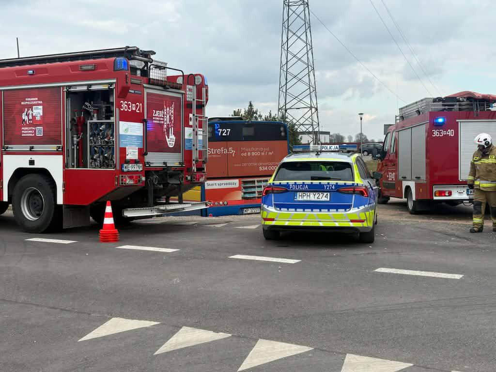 Wypadek autobusu w Nowym Gulczewie – są poszkodowani!