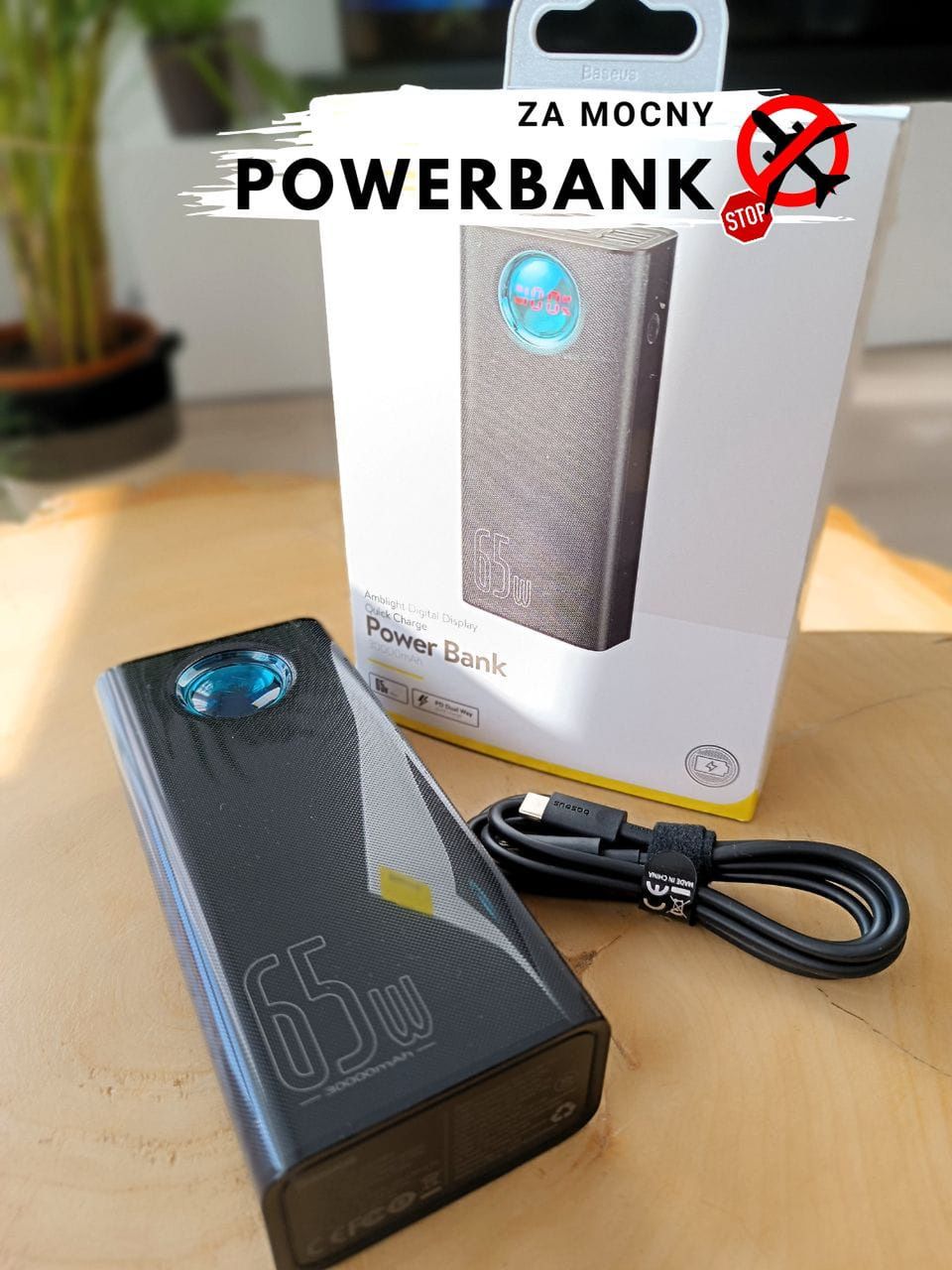Baseus Amblight 30000mAh (65W) – PowerBank do drona FPV i nie tylko