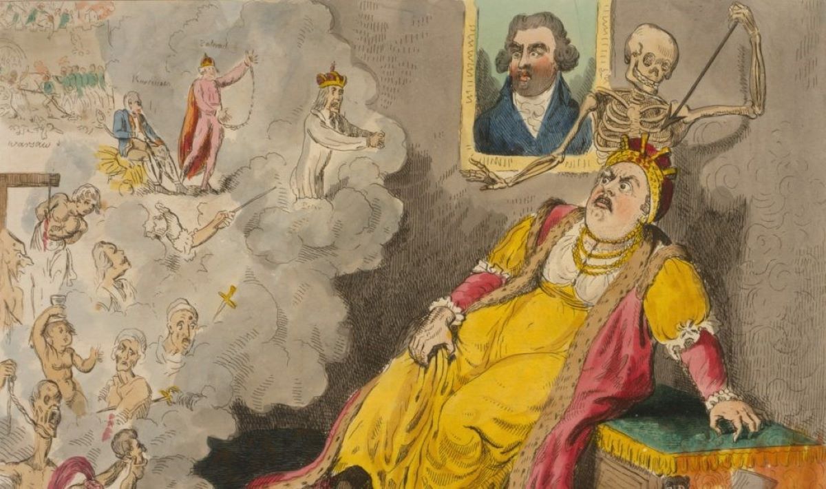 Śmierć Katarzyny II. Rozpustna caryca konała w potwornych męczarniach