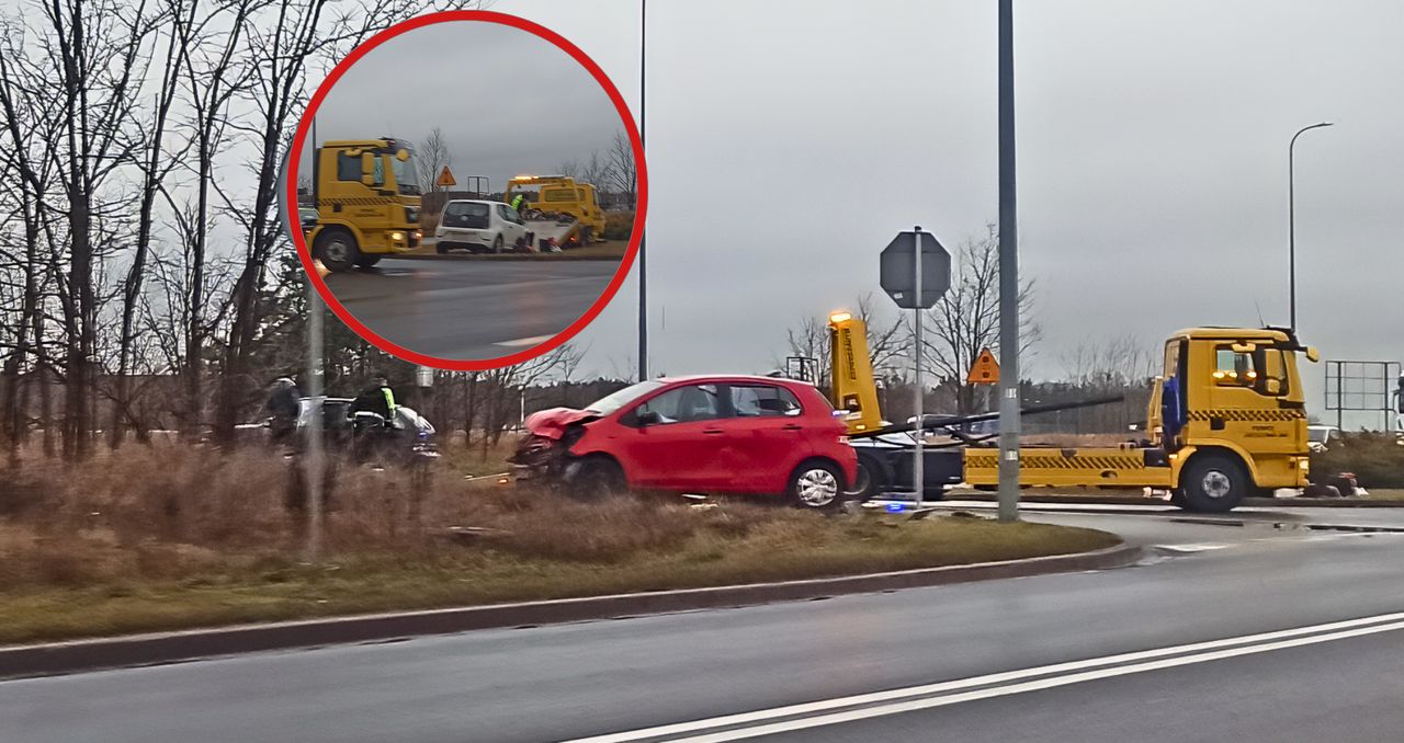 Kolizja trzech aut na skrzyżowaniu w Pile. Sprawca surowo ukarany