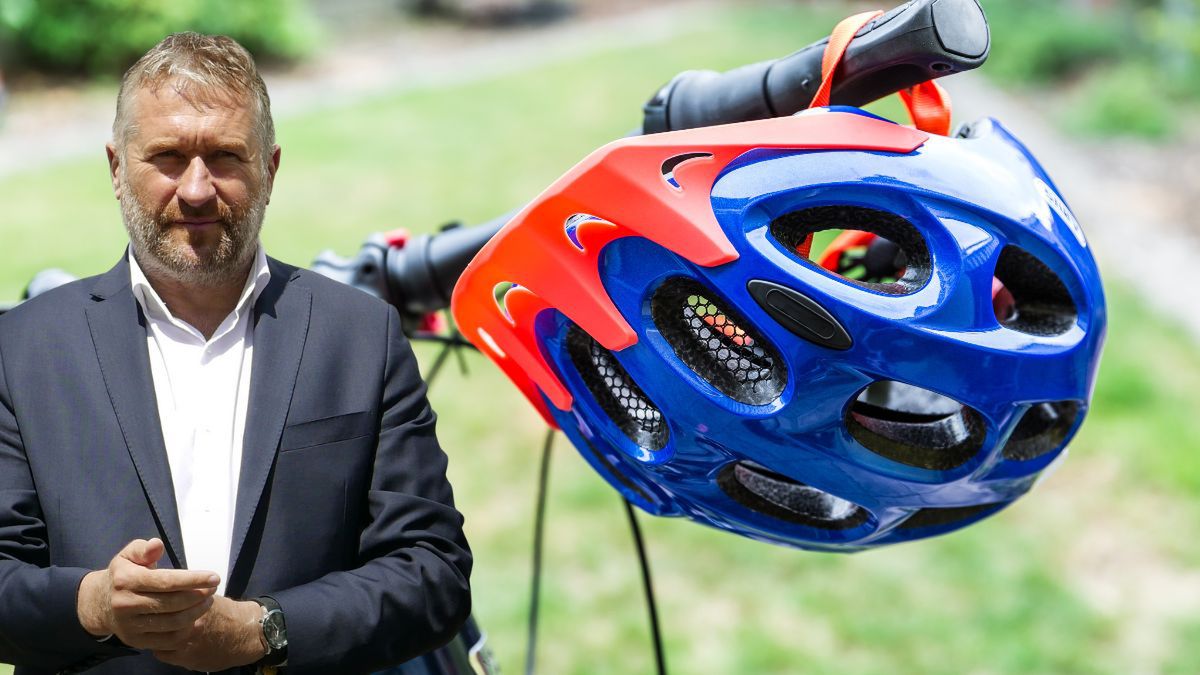 Burza o kaski dla rowerzystów. Rafał Sonik nie wytrzymał