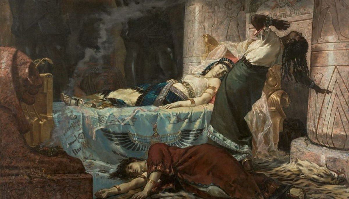 Śmierć Kleopatry. Jak naprawdę zmarła egipska królowa?