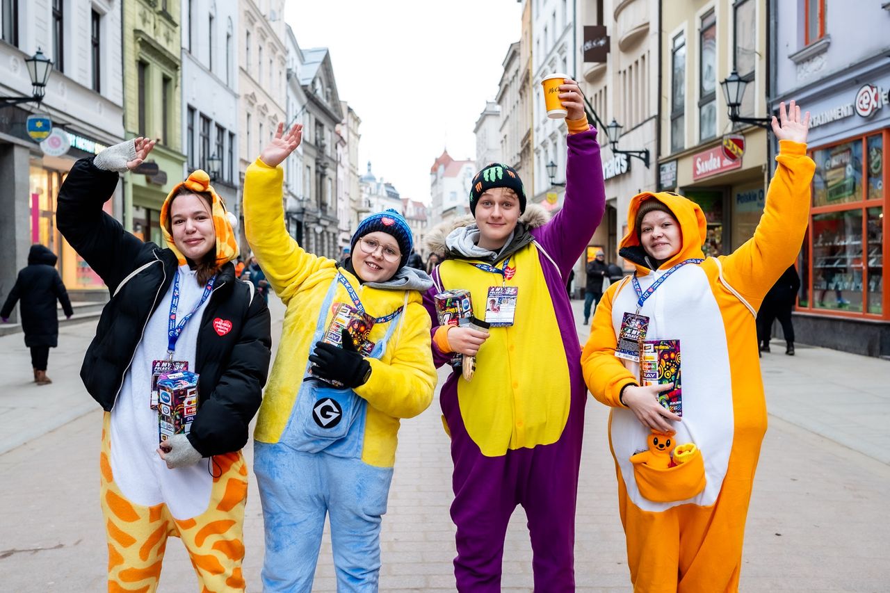 Toruńska starówka pełna WOŚP-owych serc!