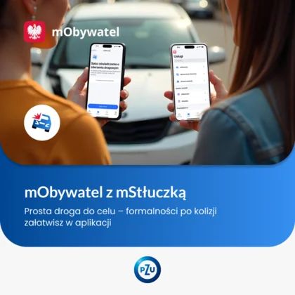 mStłuczka w mObywatelu przyspiesza likwidację szkód. PZU: obsługa nawet o 53% szybsza