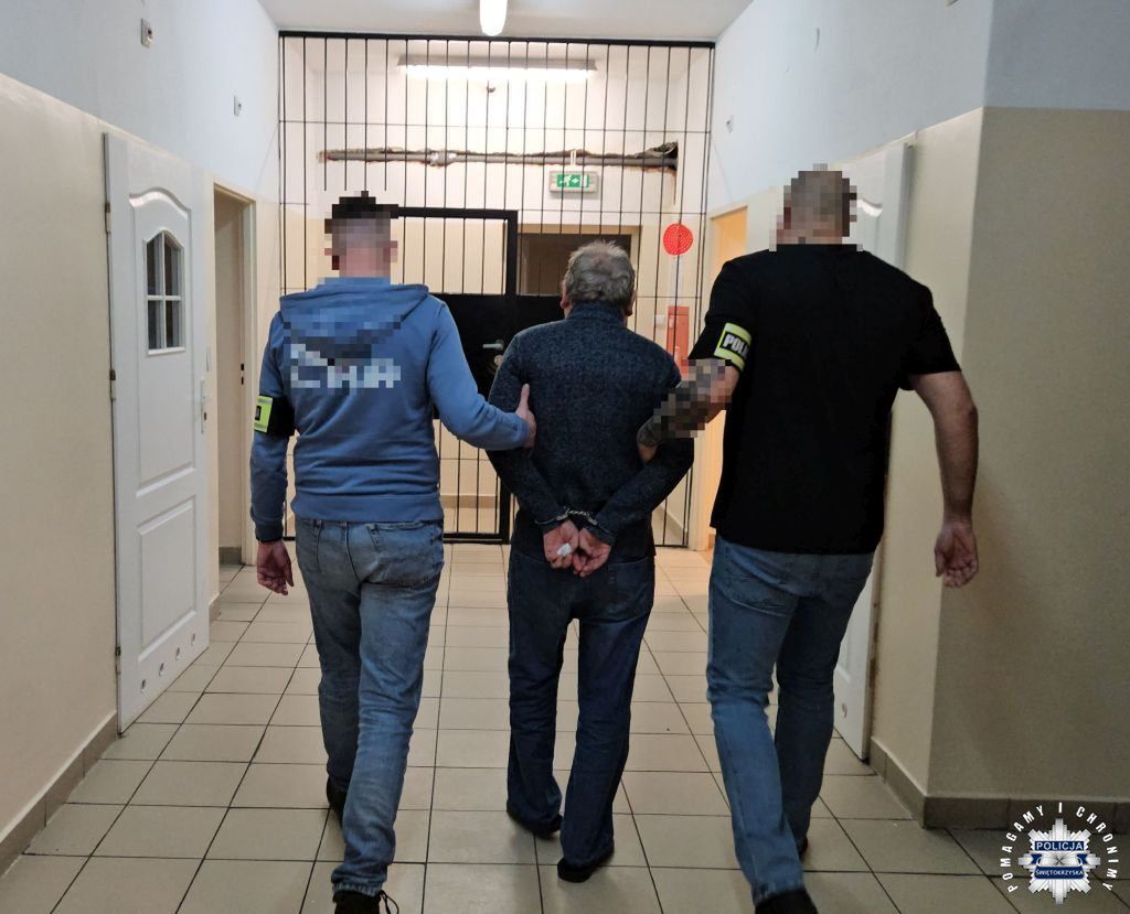 64-latek zatrzymany po oszustwie "na wypadek". Senior z gminy Nowy Korczyn stracił 217 tys. zł