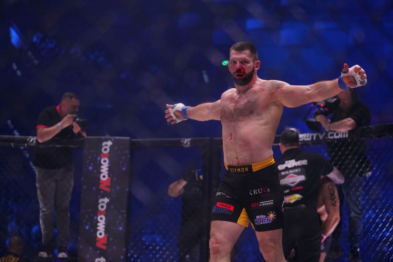 Babilon MMA 50: Szymon Kołecki urządził krwawą jatkę w klatce ...