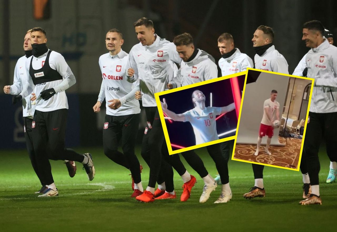 W hotelu polskich piłkarzy od rana ruch, nie ma spokoju. Zobacz, co się