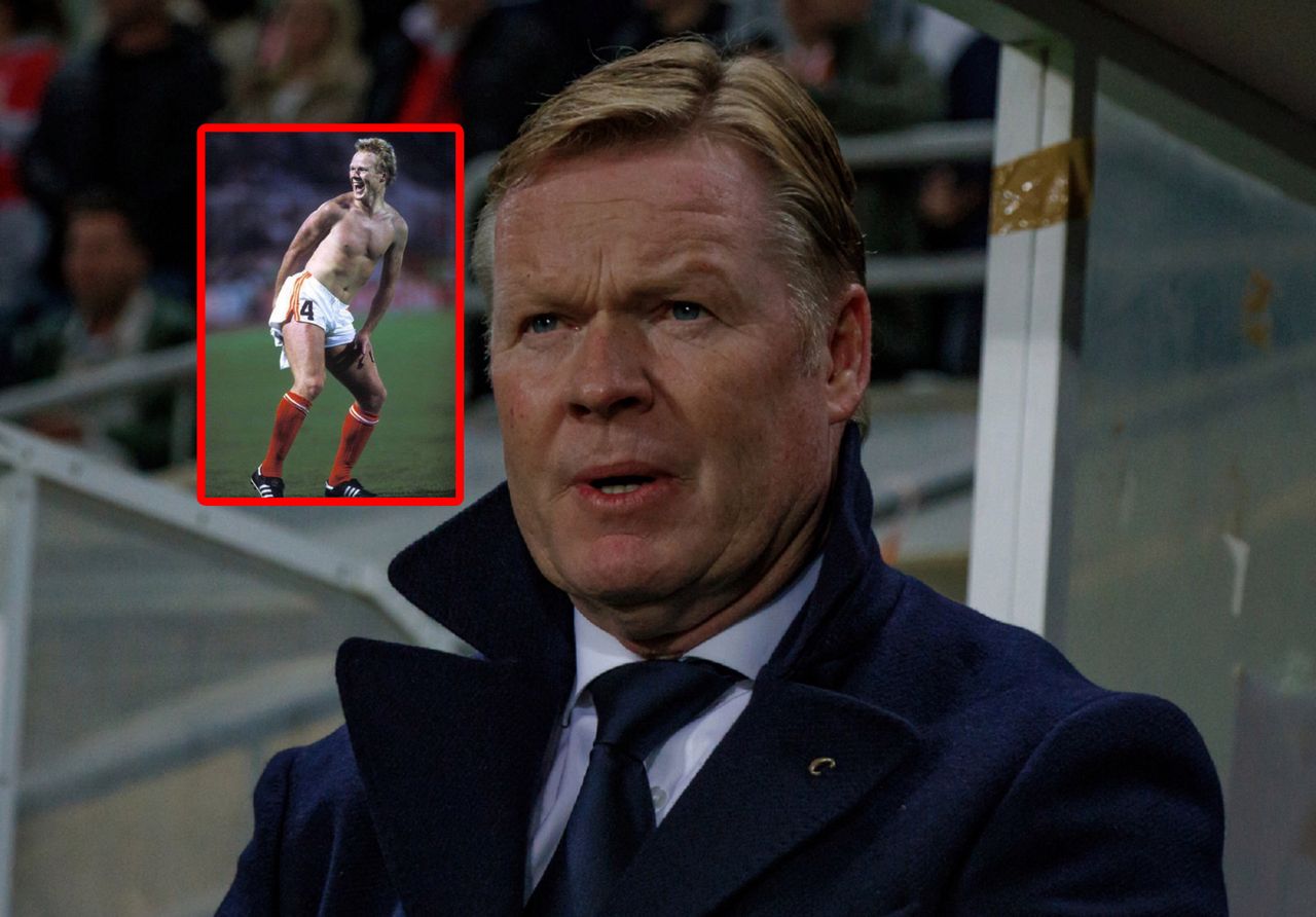 Huge scandal!  Koeman actually did it