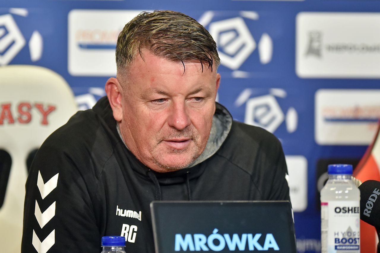 Rafał Górak zwrócił się z apelem do kibiców. "Nie widzę powodu do niepokoju"