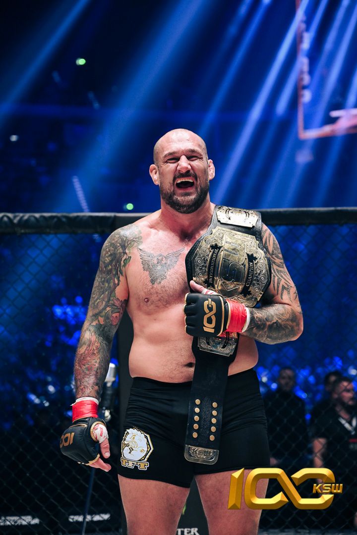 Mistrz KSW z ambitnym planem obron pasa