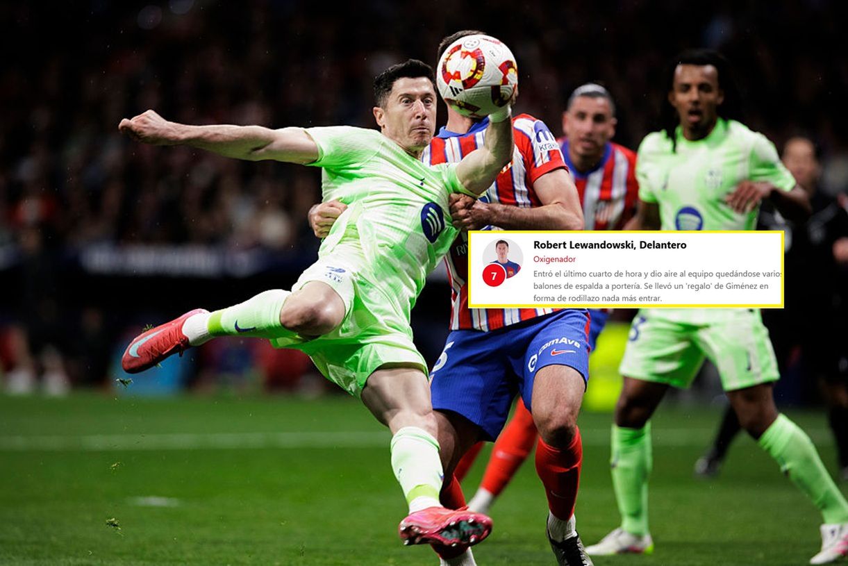 "Prezent" dla Lewandowskiego. Hiszpanie rozpisują się o chamskim faulu