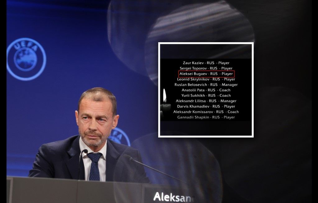 Ukraińcy od razu wyłapali. Oto kogo uczciła UEFA