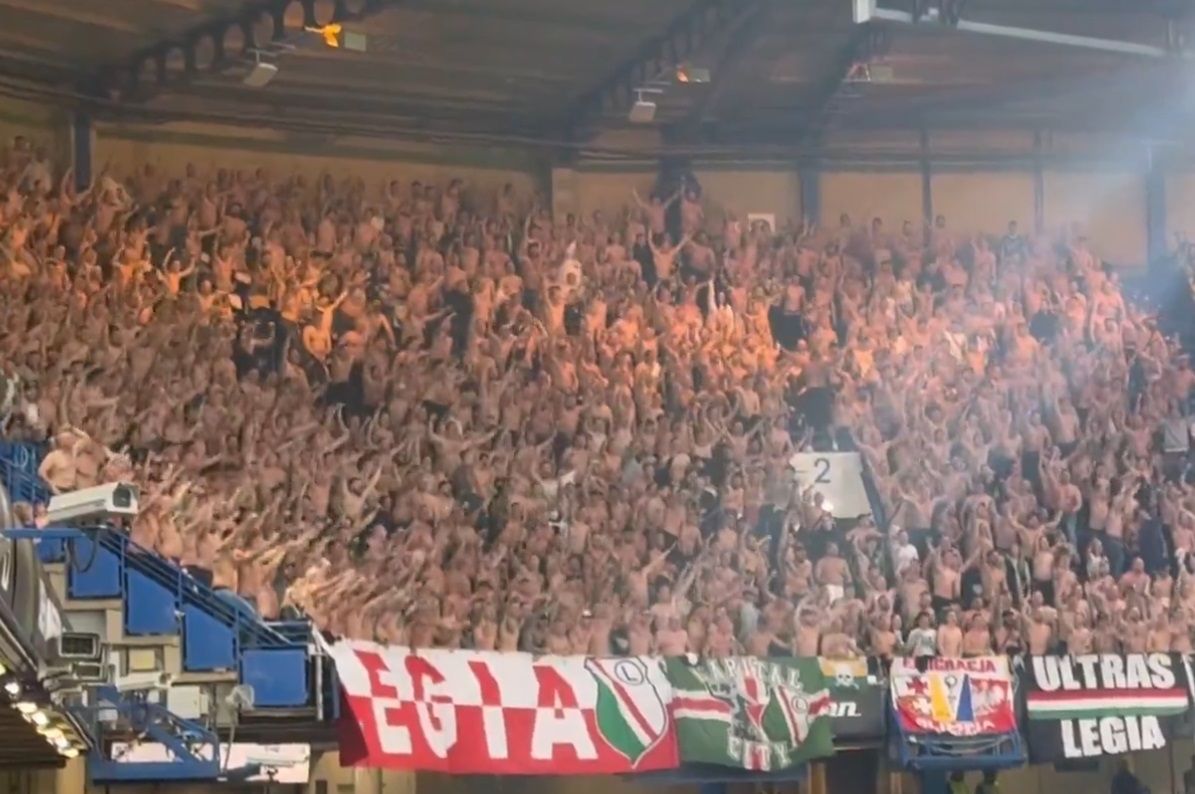 Pokazał, co kibice Legii zrobili po golu. Fani Chelsea tak tego nie zostawili