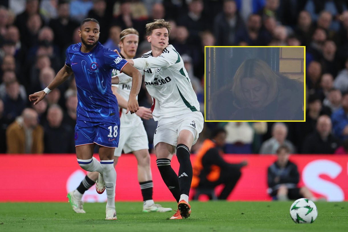 Kamera nagle ją wyłapała. Ikona popkultury oglądała mecz Legii w Londynie