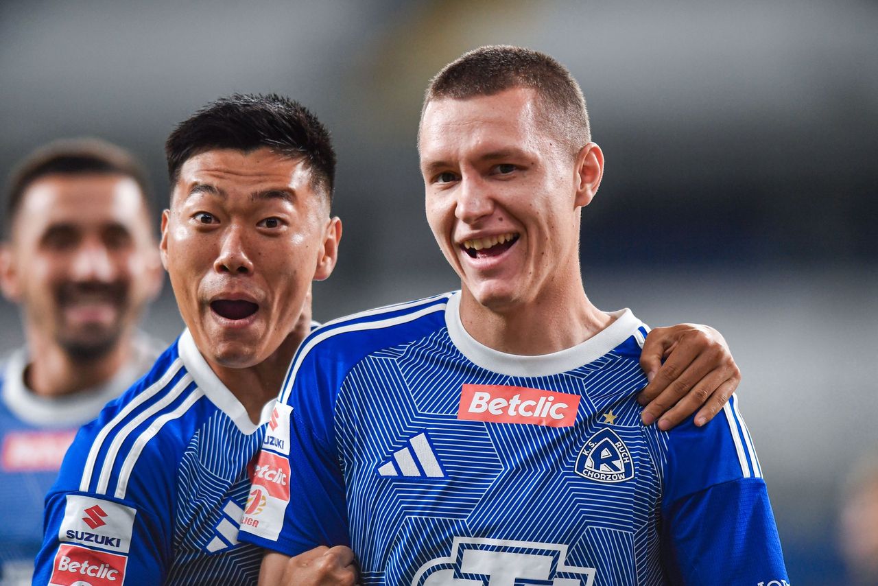 Gol za golem w meczu Ruchu Chorzów z rewelacyjnym beniaminkiem