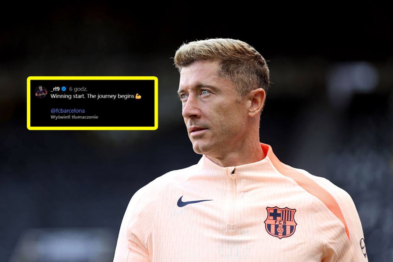 Było tuż przed północą. Lewandowski zamieścił taki wpis