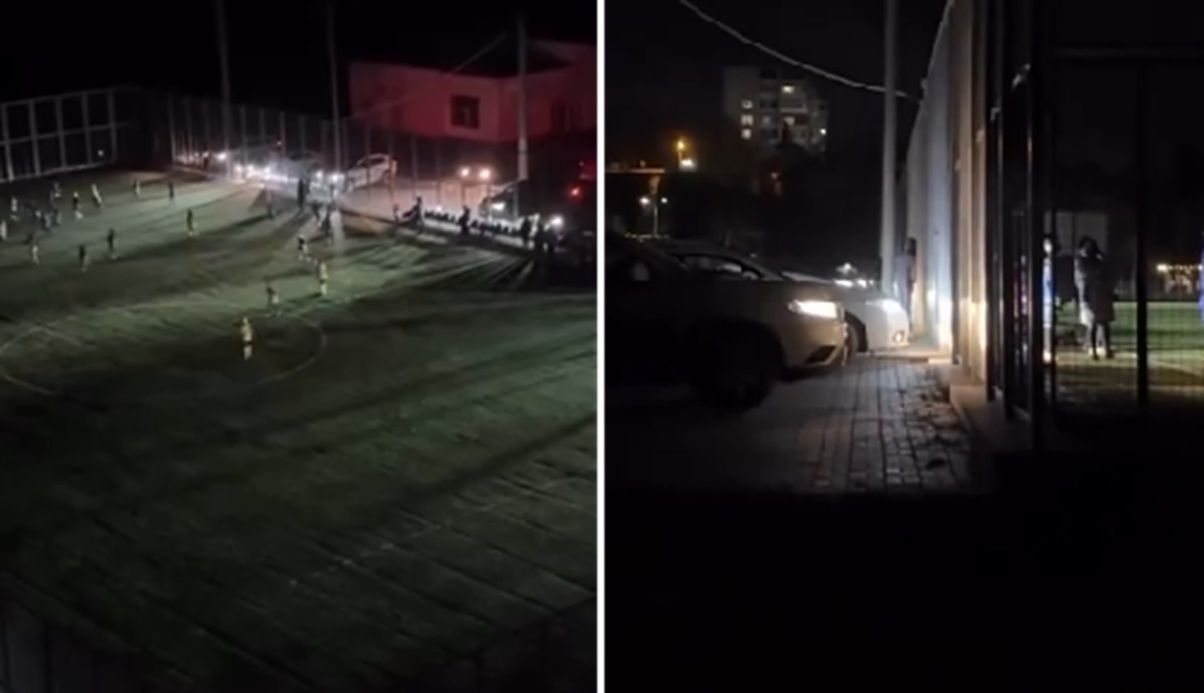 Blackout na Ukrainie. Oto jak rodzice pomogli dzieciom na treningu