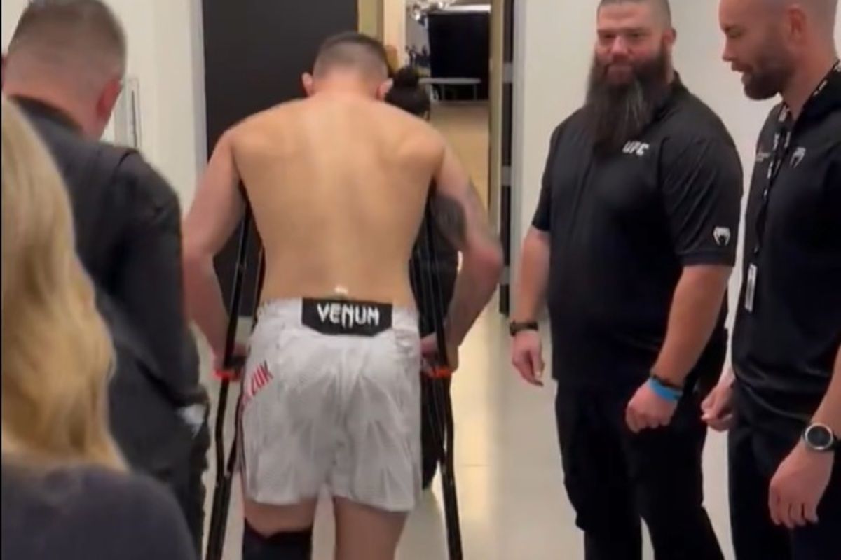 Cezary Oleksiejczuk w kropce po debiucie w UFC - kontuzja nogi