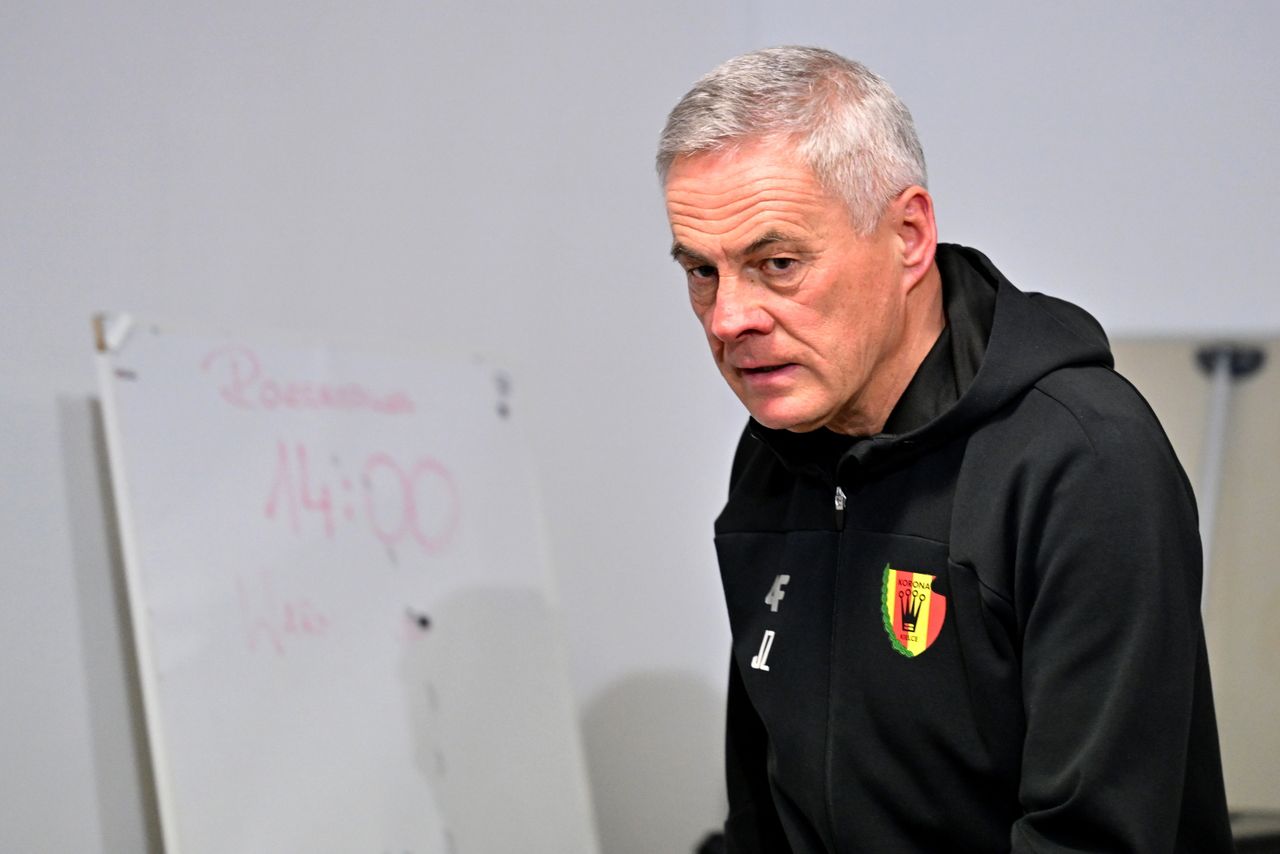 Napięta atmosfera w Koronie Kielce: Trener Zieliński unika odpowiedzi