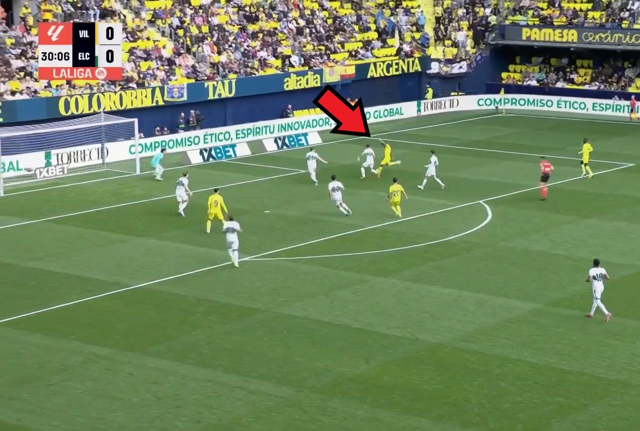 Boczna siatka? Nie, to gol! Villarreal pokonał Elche w La Ligi