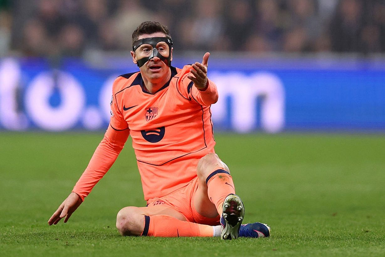 Hiszpańska krytyka Lewandowskiego po remisie z Newcastle
