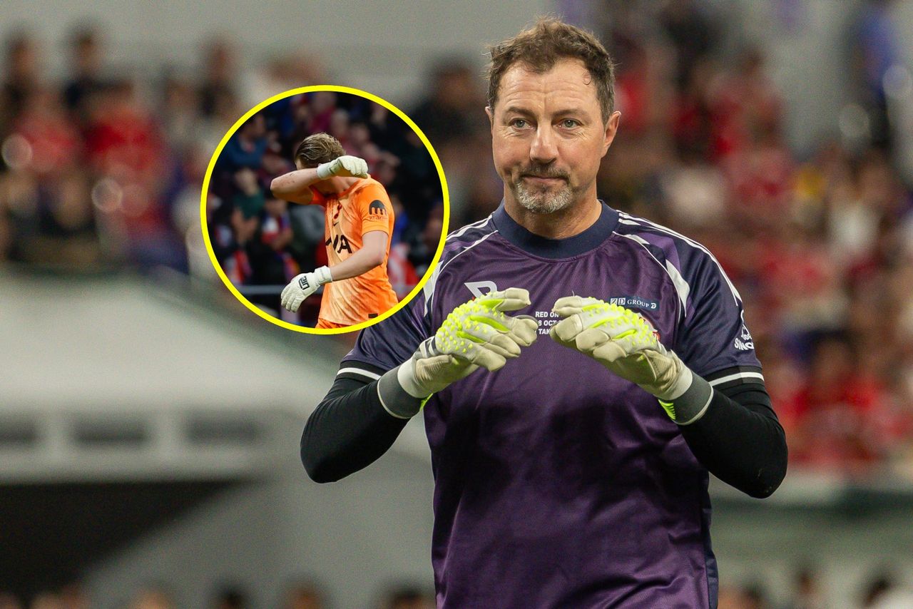 Dudek broni bramkarza Tottenhamu po błędach w Lidze Mistrzów