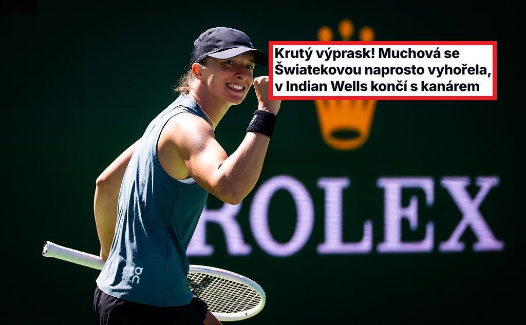Czeskie media krytykują porażkę Świątek w Indian Wells