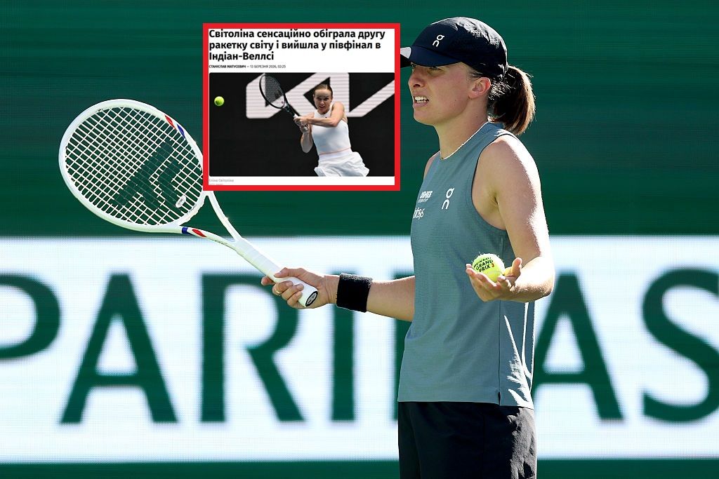 Porażka Świątek w Indian Wells - Reakcje ukraińskich mediów