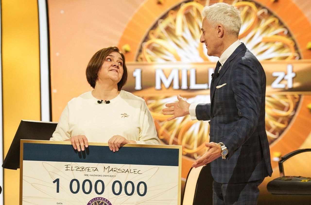 Wygrała milion złotych. Elżbieta Marszalec pokazała się w teleturnieju "Milionerzy"