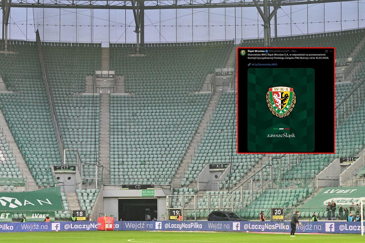 Śląsk Wrocław: Milion złotych kary, klub nie zgadza się
