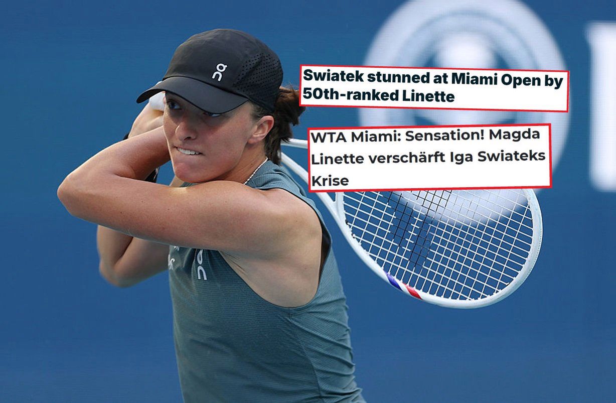 Cały świat komentuje sensacyjną porażkę Świątek. "Kolejne rozczarowanie"