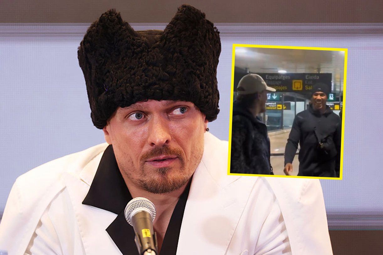 Usyk spotkał Joshuę na lotnisku. Tak go potraktował