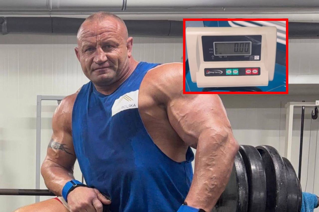 "Za grubo poszło". Pudzianowski pokazał, ile waży