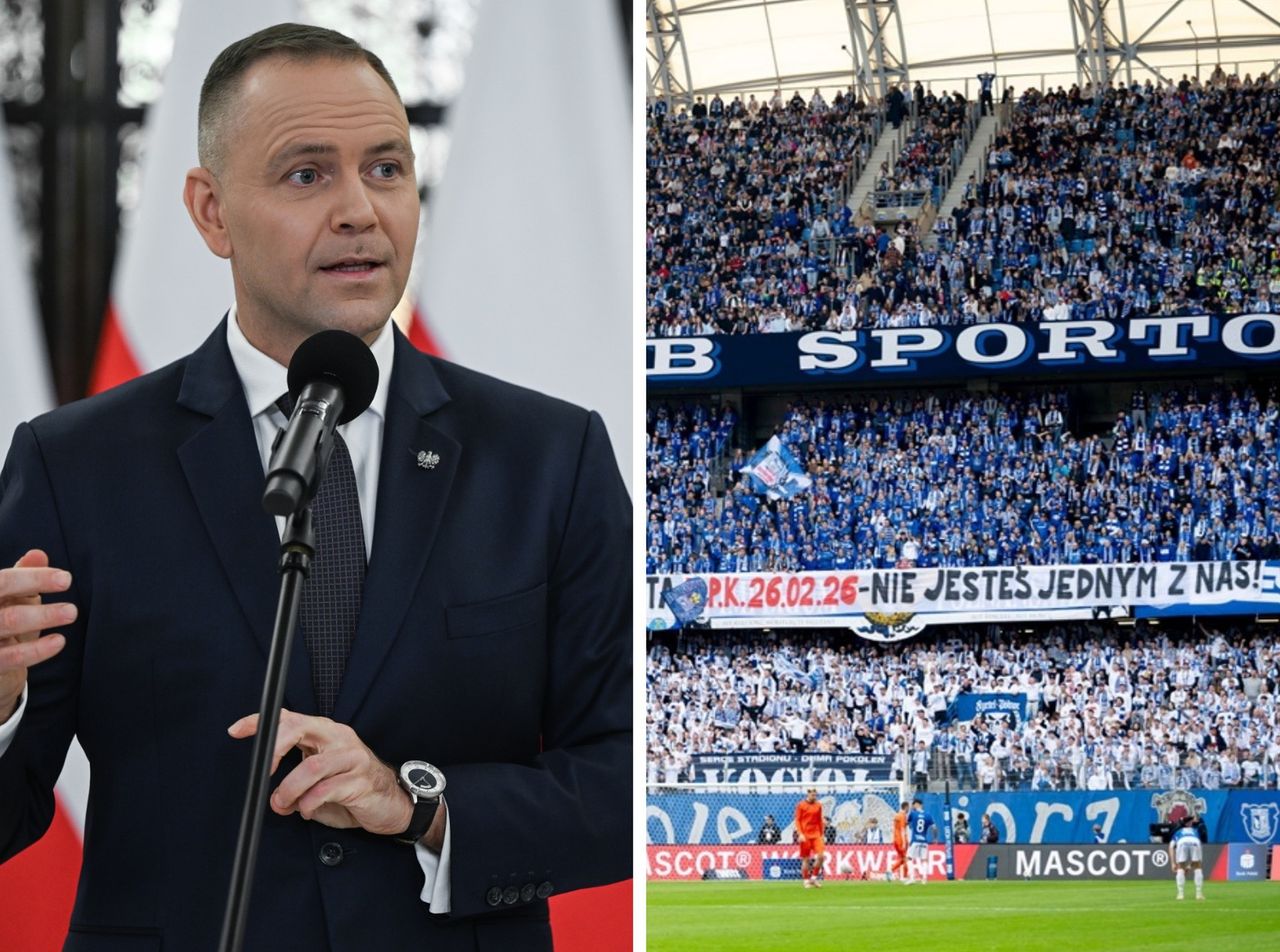 O tym będzie głośno. Kibice Lecha uderzyli w Nawrockiego