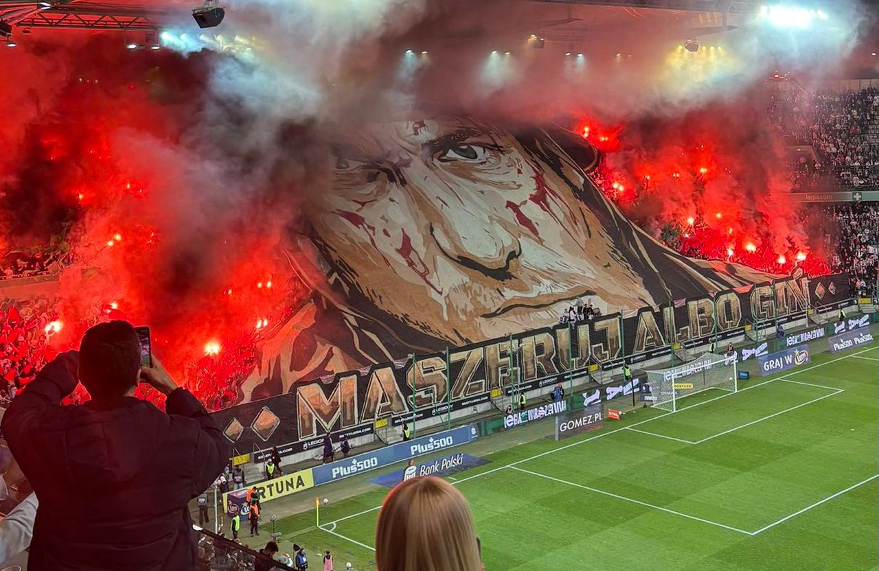 Mocny przekaz na Żylecie. Tak wyglądał hit przy Łazienkowskiej