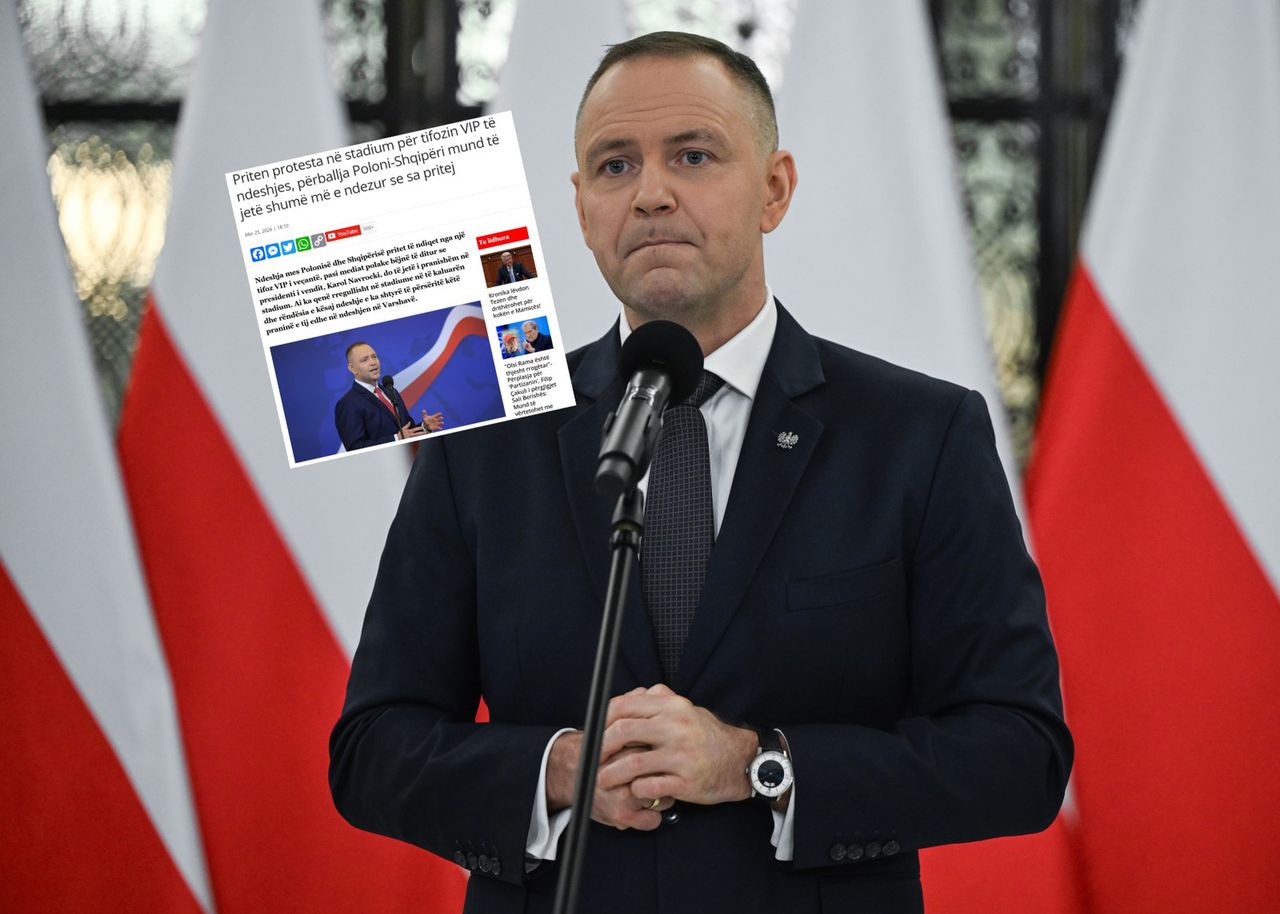 "Spodziewane są protesty". Albańczycy bez ogródek o Nawrockim