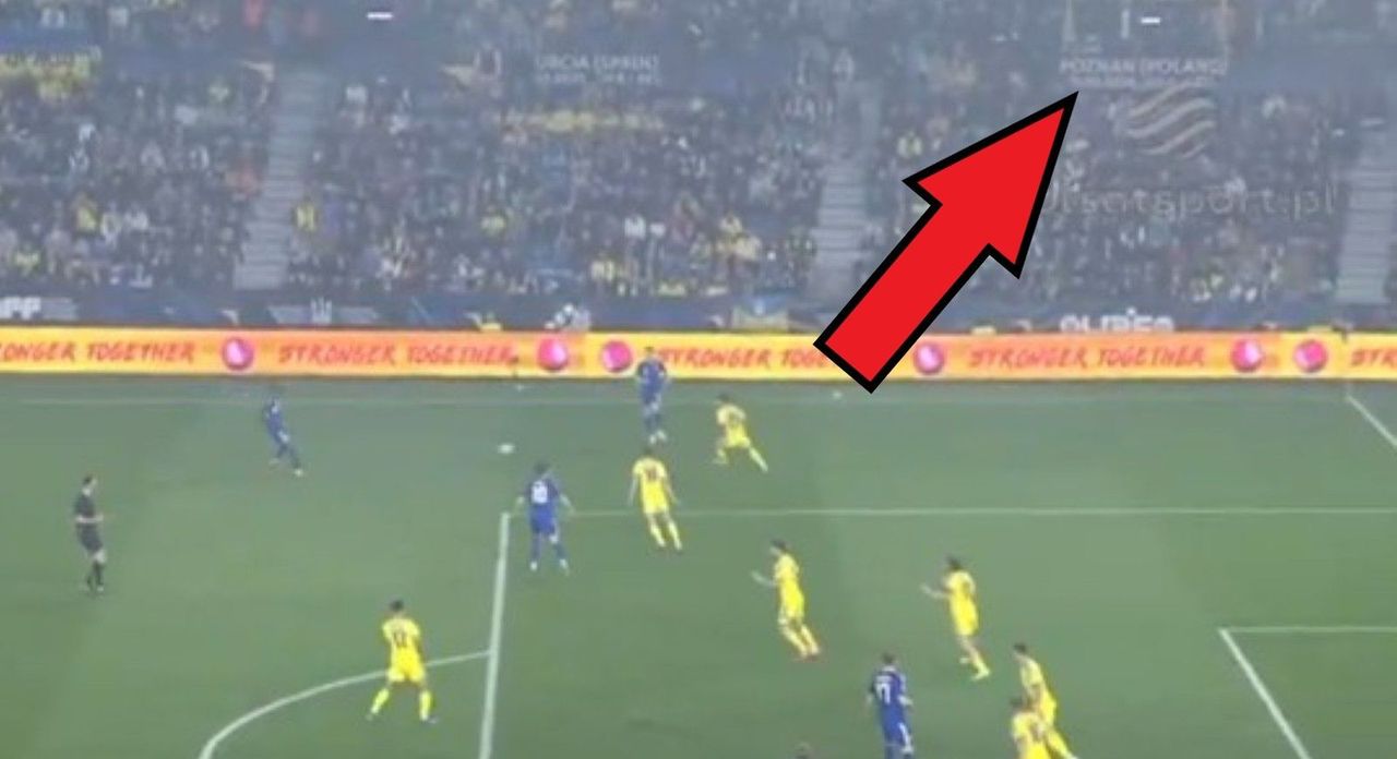 Wybrali Hiszpanię zamiast Polski. Takie banery pojawiły się na meczu Ukrainy